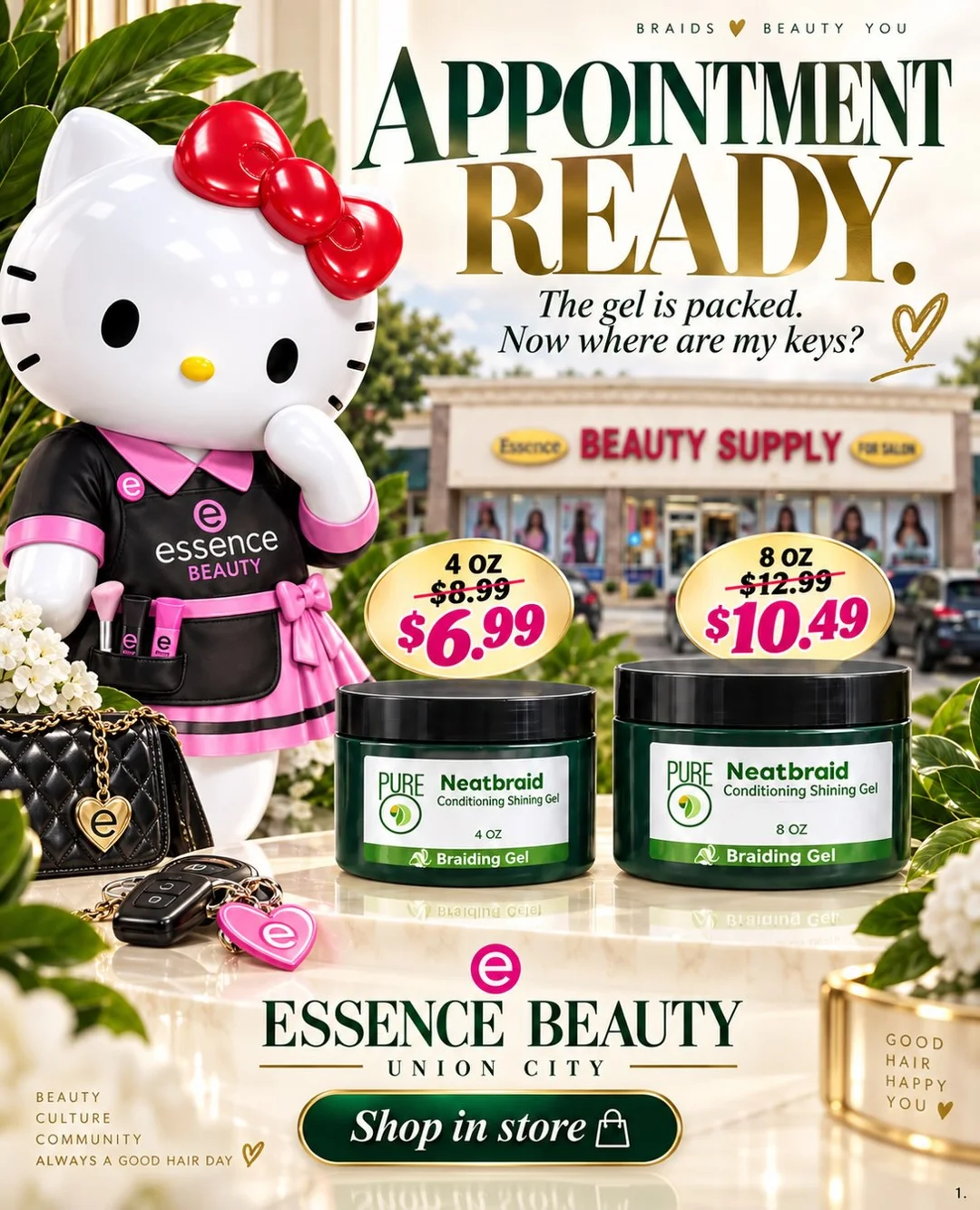 Essence Beauty promotional design