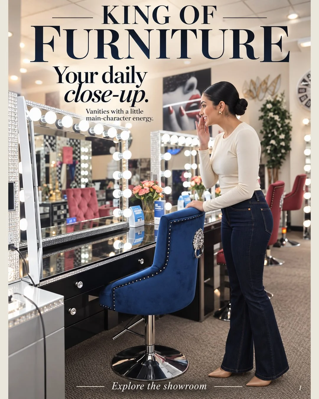 King of Furniture promotional design