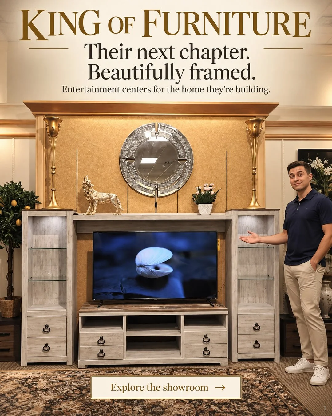 King of Furniture promotional design