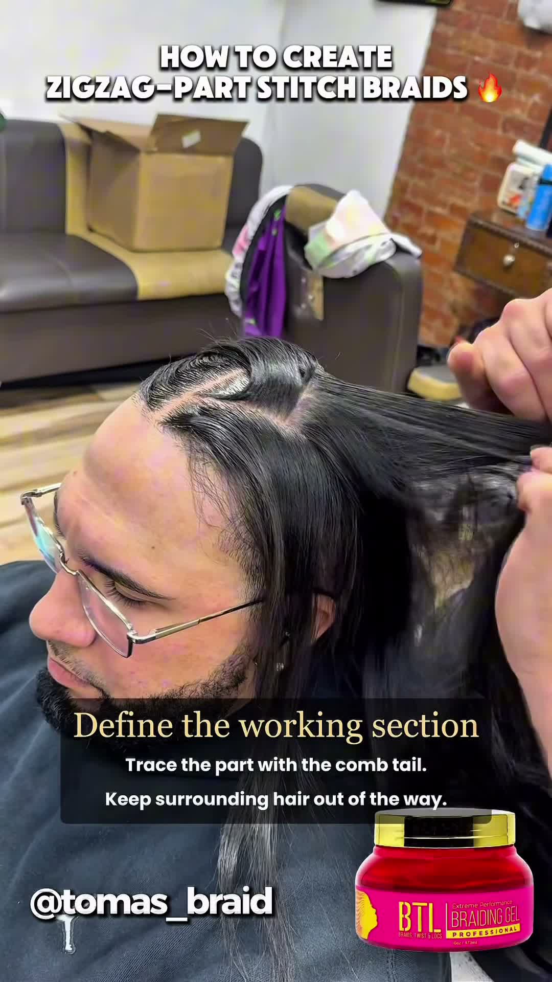 Zigzag braiding tutorial